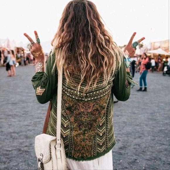 Spell Jackets & Blazers - Vintage Spell and the Gypsy Panther Jacket, 2016 Wildflower Campaign Large